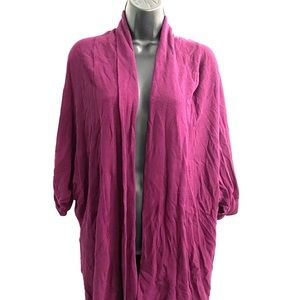 Dark Wine Cardigan Wrap